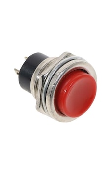 Ic-180 Yuvarlak 16mm Kırmızı Metal Buton Ds-212 Ic-180 Yuvarlak 16mm Kırmızı Metal Buton Ds-212