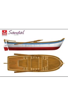 1/12 Sandal Ahşap Maketi