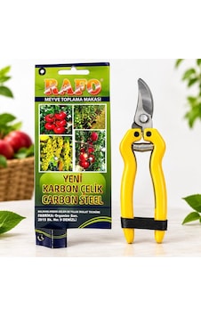 Rafo Karbon Çelik Meyve Toplama Makası Eğik Ağız