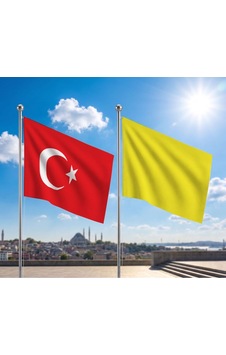 Batı Hun İmparatorluğu Bayrağı Ve Alpaka Kumaş Türk Bayrağı 2'li Set 70x105cm Diğer Batı Hun İmparatorluğu Bayrağı Ve Alpaka Kumaş Türk Bayrağı 2'li Set 70x105cm Diğer