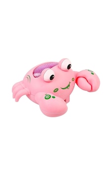 Sevimli Yengeç Oyuncak Kurmalı Işıklı Çekbırak - Ly2226-a6-pembe Sevimli Yengeç Oyuncak Kurmalı Işıklı Çekbırak - Ly2226-a6-pembe