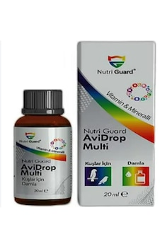 Nutri Guard Avi Drop 20 Ml Kuş Multi-vitamin Sıvı Takviyesi - Tüy Dökümü, İştah & Canlılık Damlası