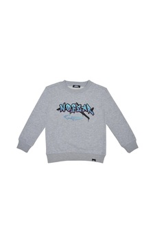 Erkek Çocuk Sweatshirt Gri Melanj