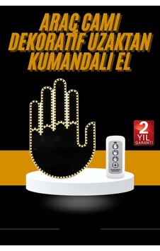Uzaktan Kumandalı Araba Parmak Hareketi Işığı Parmak Işığı Led Araba Arka Pencere Belirtilmemiş Uzaktan Kumandalı Araba Parmak Hareketi Işığı Parmak Işığı Led Araba Arka Pencere Belirtilmemiş