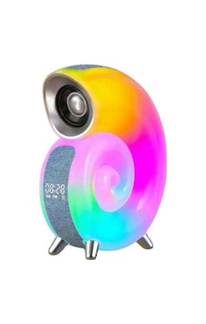 Concord Conch N63 Salyangoz Rgb Işıklı Bluetooh Hoparlör Gece Lambası Özellikli