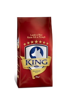 King Plus Kuzu Etli Pirinçli Yetişkin Köpek Maması 15 KG King Plus Kuzu Etli Pirinçli Yetişkin Köpek Maması 15 KG