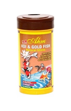 Koi Ve Japon Balığı Doğal Yem (Ahm Natural Pond Sticks 1000 Ml)