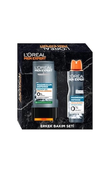 L'oreal Paris Men Expert Magneıum 300 Ml Duş Jeli + 150 Ml Magnesıum Deodorant İkili Set
