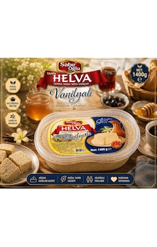 Sabıroğlu Sade Helva Kutu 1400 G Sabıroğlu Sade Helva Kutu 1400 G