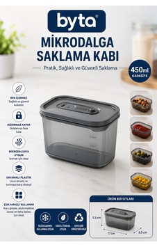 450 Ml Mikrodalgaya Uygun Kapaklı Plastik Saklama Kabı Çok Amaçlı Gıda Saklama Kutusu Şeffaf 450 Ml Mikrodalgaya Uygun Kapaklı Plastik Saklama Kabı Çok Amaçlı Gıda Saklama Kutusu Şeffaf