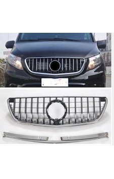 Vito Uyumlu W447 2014 Sonrası Ön Panjur Gtr Vito Uyumlu W447 2014 Sonrası Ön Panjur Gtr