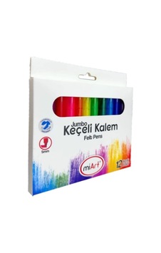 Miart Jumbo Keçeli Kalem 12 Renk Miart Jumbo Keçeli Kalem 12 Renk