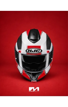 Hjc C91n Kask Jyn Mc1 Kırmızı - Siyah - Beyaz Hjc C91n Kask Jyn Mc1 Kırmızı - Siyah - Beyaz