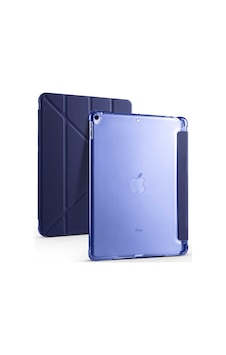 Apple Uyumlu iPad Pro 10.5 7.nesil Kılıf Tri Folding Kalem Bölmeli Standlı Kılıf Apple Uyumlu iPad Pro 10.5 7.nesil Kılıf Tri Folding Kalem Bölmeli Standlı Kılıf