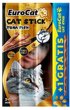 Eurocat - 320 - Catstıck Ton Balıklı 4x5 Gr X - Glblseme - 4 Adet Eurocat - 320 - Catstıck Ton Balıklı 4x5 Gr X - Glblseme - 4 Adet