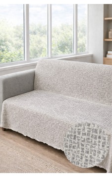 Çakıl Desen Kaymaz Yıkanabilir Pamuklu Koltuk/çekyat Örtüsü 180x220 Ebat Oturma Ve Sırt Gri Çakıl Desen Kaymaz Yıkanabilir Pamuklu Koltuk/çekyat Örtüsü 180x220 Ebat Oturma Ve Sırt Gri