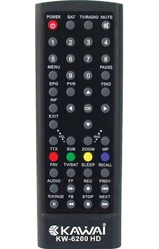 Kawai Kw-6200 Hd Uydu Alıcı Kumandası Kawai Kw-6200 Hd Uydu Alıcı Kumandası