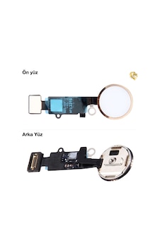 Apple iPhone Uyumlu 7 Plus Home Tuşu - Gold / Altın Sarısı Orta Tuş Butonu Parmak İzi Butonu Açma-kapama Butonu A Apple iPhone Uyumlu 7 Plus Home Tuşu - Gold / Altın Sarısı Orta Tuş Butonu Parmak İzi Butonu Açma-kapama Butonu A