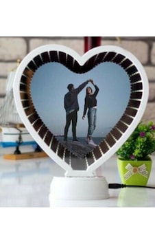 Kalp Sihirli Ayna Pil+usb Beyaz Işık Mz-131 Çokrenkli Kalp Sihirli Ayna Pil+usb Beyaz Işık Mz-131 Çokrenkli