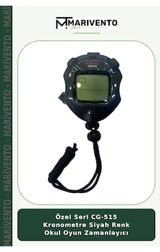 Özel Seri Cg-515 Kronometre Siyah Renk Okul Oyun Zamanlayıcı Özel Seri Cg-515 Kronometre Siyah Renk Okul Oyun Zamanlayıcı