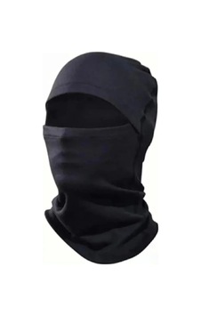 Yıldızan Siyah Termal Kar Maske Koruyucu Boyun Özellikli