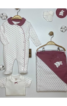 Kalpli Tavşan 4 Lü Set Rose Kalpli Tavşan 4 Lü Set Rose