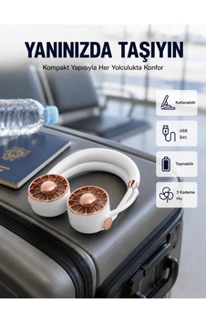 Zenvia Usb Şarjlı Katlanabilir Mini Boyun Fanı 1 3 Saat Kullanım Znv2026 Zenvia Usb Şarjlı Katlanabilir Mini Boyun Fanı 1 3 Saat Kullanım Znv2026