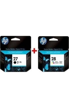 Hp 27 / 28 Siyah & Renkli Kartuş Paket Hp 27 / 28 Siyah & Renkli Kartuş Paket