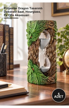 5 Adet Kum Saati Polyester Dragon Tasarımlı Dekoratif Saat, Hourglass, Ev Ofis Aksesuarı Sarı 5 Adet Kum Saati Polyester Dragon Tasarımlı Dekoratif Saat, Hourglass, Ev Ofis Aksesuarı Sarı