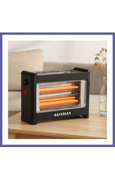 Bezos Elektrikli Şömine Isıtıcı Soba 1800w Nıda