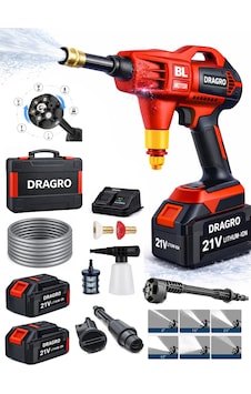 Dragro Drg-21vk -21v K Kömürsüz Yüksek Basınçlı Şarjlı Oto Araba Bahçe Yıkama Makinesi Çift Akülü Dragro Drg-21vk -21v K Kömürsüz Yüksek Basınçlı Şarjlı Oto Araba Bahçe Yıkama Makinesi Çift Akülü
