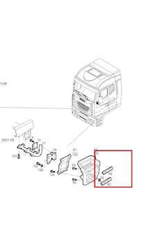Iveco-cursor Ve Stralıs-basamak, Plastiği Sağ Üst