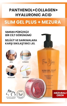 Slim Jel Plus-incelme Ve Sıkılaşma Yardımcı, Selülit, Çatlak Karşıtı - Yakıcı Kolajen Slim Jel