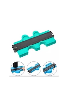 Zhltools Kontur Ölçüm Cihazı Ahşap Fayans Şekillendirme Kalıbı 24 Cm