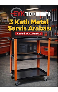 Eyk Servis Arabası 3 Katlı