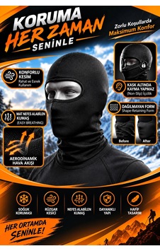 Aras Reklam Ve Moto Aksesuar Baff Koruma Bandana Çok Renkli