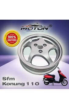 Sfm Konung 110 Uyumlu Arka Jant - Diskli Model - 10 İnç - Gri Sfm Konung 110 Uyumlu Arka Jant - Diskli Model - 10 İnç - Gri