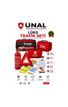 Lüks Trafik Seti 1 Kg Yangın Söndürücü + İlk Yardım Çantası Tüvtürk Uyumlu Araç Acil Durum Lüks Trafik Seti 1 Kg Yangın Söndürücü + İlk Yardım Çantası Tüvtürk Uyumlu Araç Acil Durum