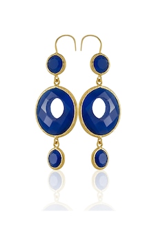 Kadir Jewellery 22 Ayar Altın Kaplama Kadın Sallantılı Küpe -el İşçiliği Ve Hipoalerjenik Küpe Parlement Mavisi 57950269 Kadir Jewellery 22 Ayar Altın Kaplama Kadın Sallantılı Küpe -el İşçiliği Ve Hipoalerjenik Küpe Parlement Mavisi 57950269