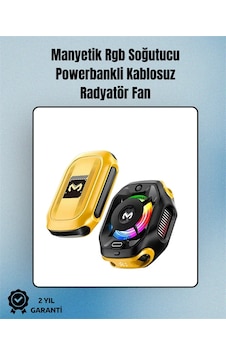 Rgb Işıklı Girdap Fanlı Mobil Soğutucu Manyetik Montaj Type-c Girişli Diğer Rgb Işıklı Girdap Fanlı Mobil Soğutucu Manyetik Montaj Type-c Girişli Diğer