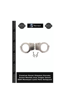 Premium Resmi Ekipman Koruma Ürünü Mesleki Araç Single Sword Egm Menteşeli Çelik Polis Kelepçesi Premium Resmi Ekipman Koruma Ürünü Mesleki Araç Single Sword Egm Menteşeli Çelik Polis Kelepçesi