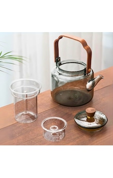 Akasya Saplı Demlik - 1200 Ml - Borosilikat Cam Diğer Akasya Saplı Demlik - 1200 Ml - Borosilikat Cam Diğer