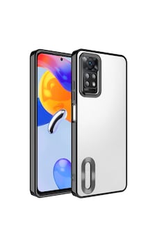 Xiaomi Redmi Note 11 Pro 5g Kılıf Kamera Korumalı Logo Gösteren Zore Omega Kapak Siyah Xiaomi Redmi Note 11 Pro 5g Kılıf Kamera Korumalı Logo Gösteren Zore Omega Kapak Siyah