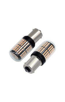 Turuncu Led P21w 93 Ampul 144 Led 12v 2 Adet Turuncu Led P21w 93 Ampul 144 Led 12v 2 Adet