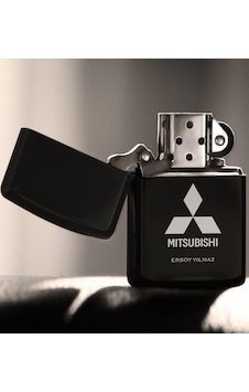 Kişiye Özel Mitsubishi Benzinli Siyah Metal Çakmak Kişiye Özel Mitsubishi Benzinli Siyah Metal Çakmak