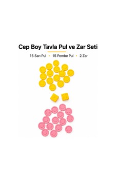 Cep Boy Tavla Pul Ve Zar Seti