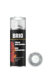 Brio Sprey Boya Gri Yüksek Isıya Dayanıklı Bh9007m 400 ML Brio Sprey Boya Gri Yüksek Isıya Dayanıklı Bh9007m 400 ML