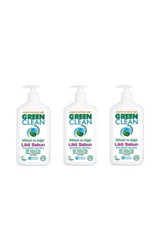 Green Clean Organik Portakal Yağlı Likit Sabun 500 Ml 3'lü Set Green Clean Organik Portakal Yağlı Likit Sabun 500 Ml 3'lü Set