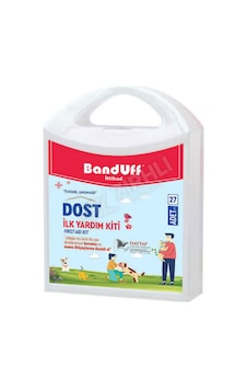 5 Adet Banduff Sağlık Dost İlk Yardım Kiti 27'li 5 Adet Banduff Sağlık Dost İlk Yardım Kiti 27'li