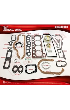 ROYAL T085000R Motor Takım Conta (Süper) (Skt Keçeli-Subp.Last) Renault 9 Broadway-R19 1.4 Karbüratörlü ROYAL T085000R Motor Takım Conta (Süper) (Skt Keçeli-Subp.Last) Renault 9 Broadway-R19 1.4 Karbüratörlü